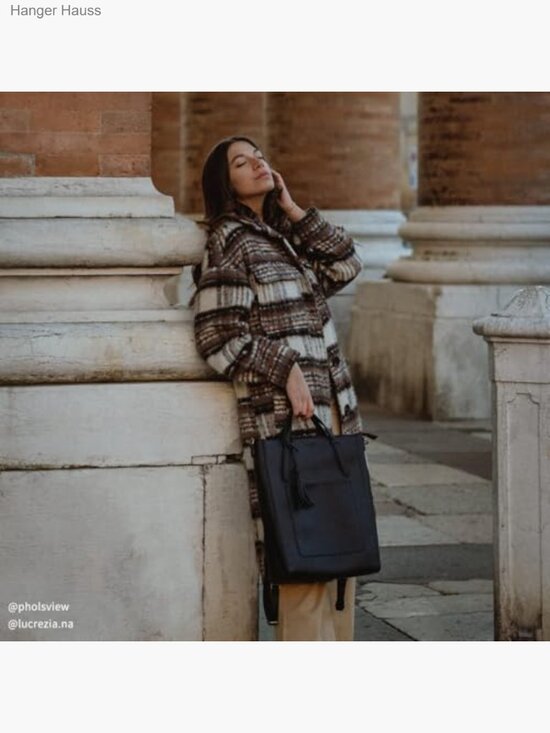 Convertible Tote Backpack Vegan Leather Laptop Bag main image 5